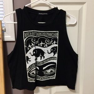 Brandy Melville Elephant Crop Top